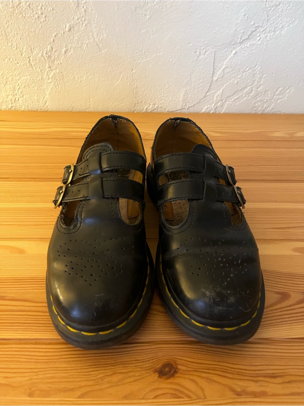 Dr. Marten Mary Janes (well worn)